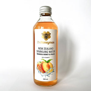 Manuka Honey & Peach Sparkling Water - theHoneyman